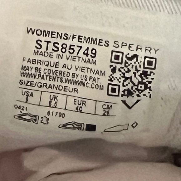 Sperry Pier Wave LTT White Leather Lace Up Sneakers Sz9 - Picture 10 of 13